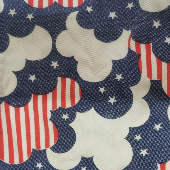 RARE Vintage American Flag Novelty Print Jeans 70s 1970 Americana - Picture 5 of 8